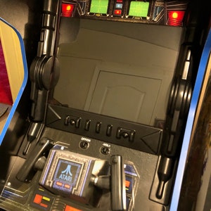 Arcade1up Star Wars Side Bezel parts. 3pc vacuum formed.  Trimmed.  Flat Version V1