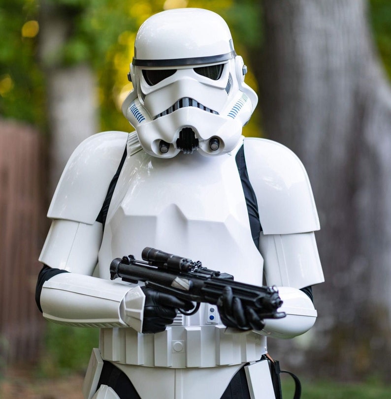 Star Wars Stormtrooper Armor kit Idealized Version Glossy ABS UV Stable. Vacuumed formed parts only. image 1