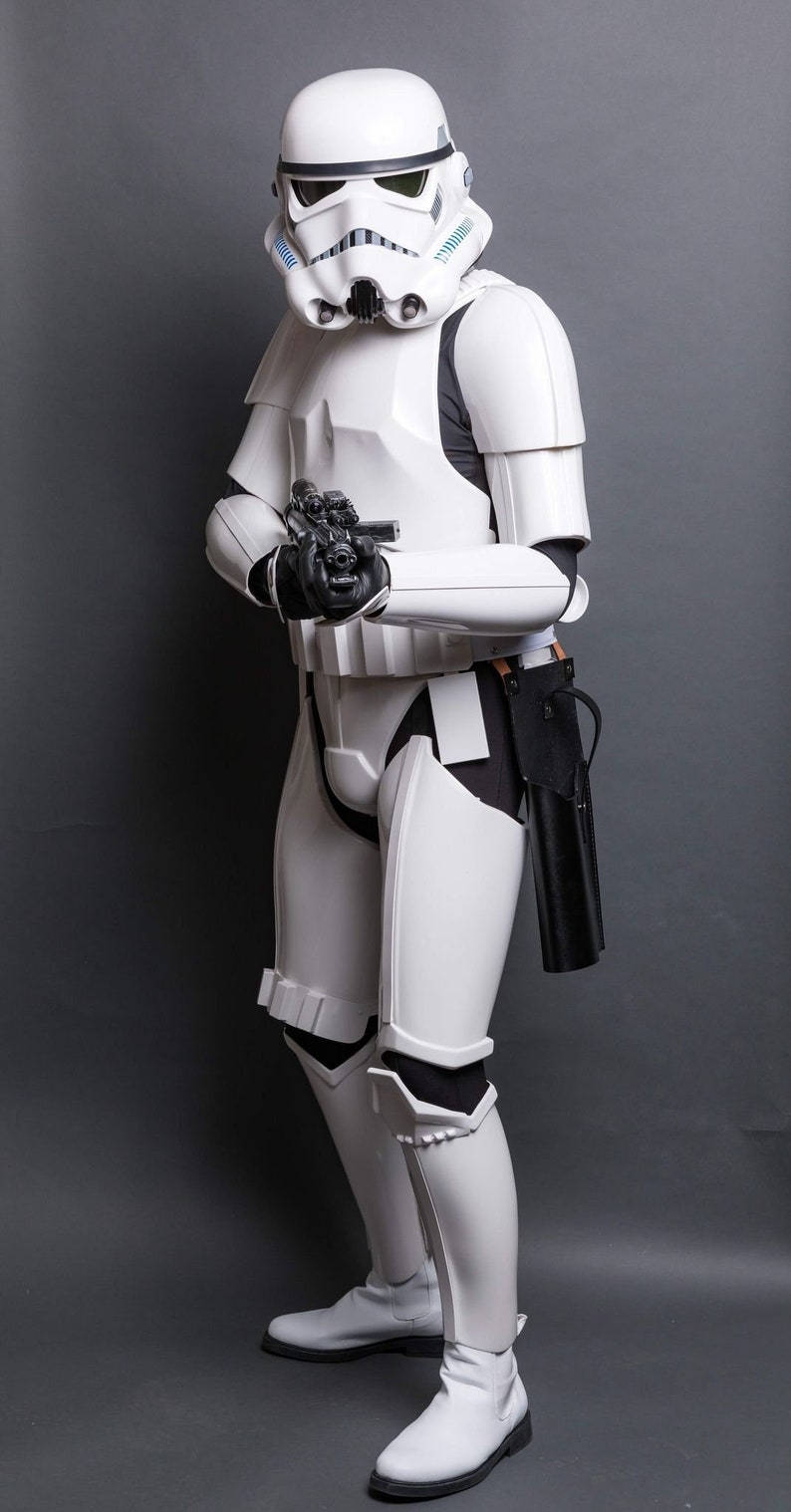 Star Wars Stormtrooper Armor kit Idealized Version Glossy ABS UV Stable. Vacuumed formed parts only. image 2