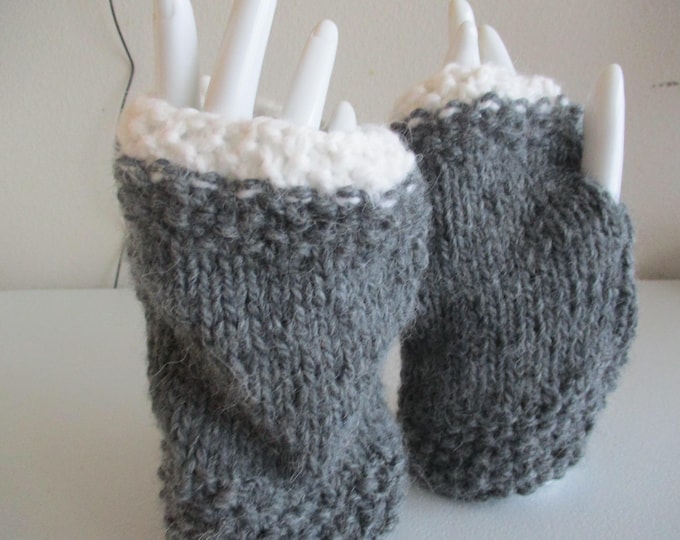 Peruvian Wool/Alpaca Fingerless Gloves