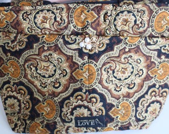 Quilted Fabric Handbag
