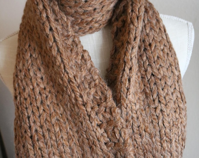 Hand Knit Alpaca Scarf