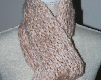 Hand Knit Alpaca Scarf