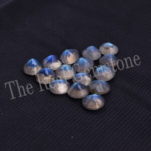 2mm Natural Blue Labradorite Faceted Round Cut Gemstone | AAA Gray Labradorite Gemstone Round Cut | Labradorite Calibrated Round Cut Jewelry