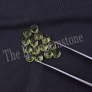 2mm Green Peridot Faceted Round Cut Gemstone | Peridot Calibrited Round Loose Gemstones | Green Peridot Cut Gemstone | Peridot Round Cut