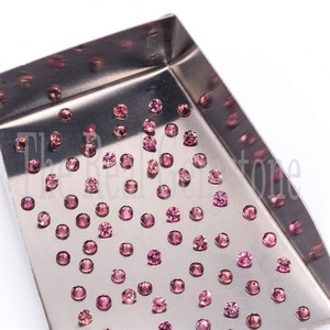 2mm Pink Tourmaline Faceted Round Cut Gemstone | 2mm Wholesale Pink Tourmaline Gemstone | Pink Tourmaline Jewelry Making Gemstone