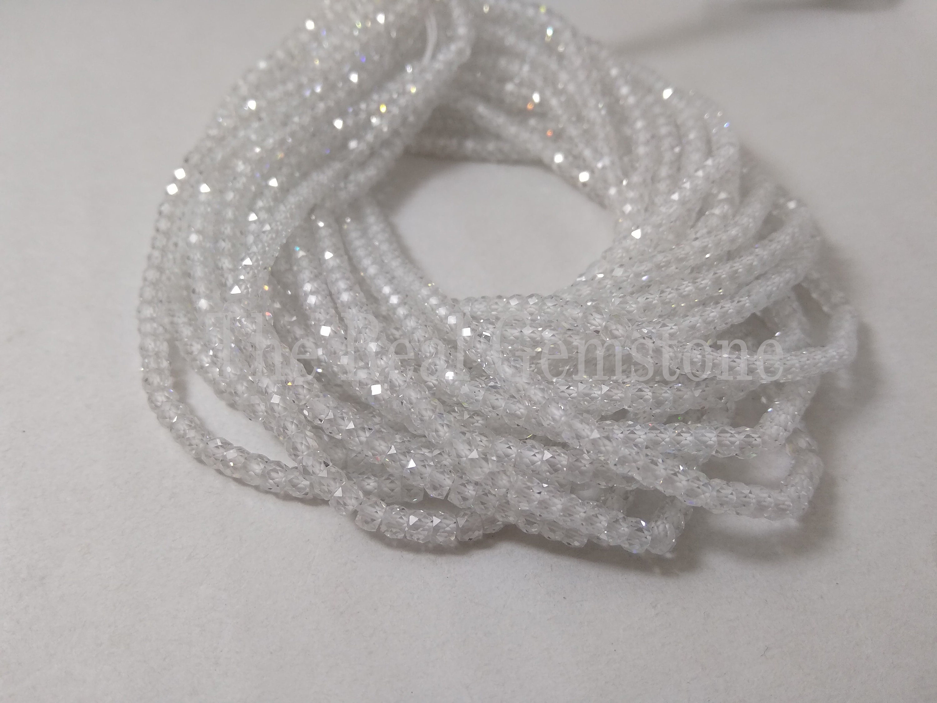 AAA Quality Amazing Multi Zircon Rondelle Faceted Gemstone Multi Beads 13 Natural Shaded Color Zircon Size 3 mm