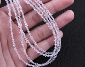 AAA+ Clear White Herkimer Diamond Quartz Nuggets Beads Raw Diamond Diamond Gemstone Beads Herkimer Rough Stone Herkimer Diamond Beads