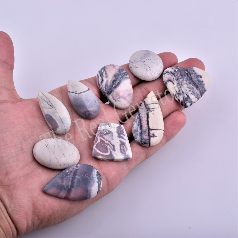 Wholesale Jasper Flat Back Cabochon Jasper Jewelry Making Gemstone Natural Porcelain Jasper Free Size Mix Shape Loose Cabochon Gemstone