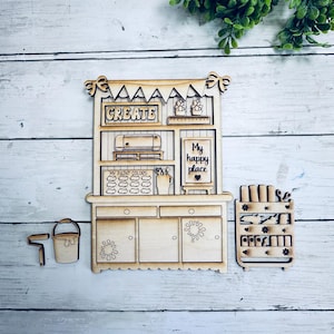Mini Crafting Hutch Cutout