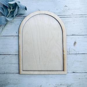 Layered Arched Frame, DIY wooden frame