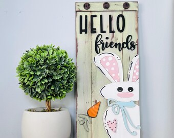 DIY Bunny Sign