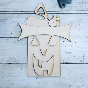 DIY Wonky Pumpkin Sign Kit