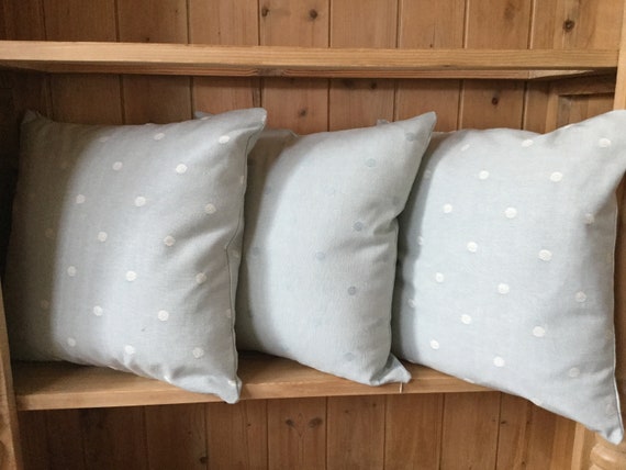 Shabby Chic Pale Duck Egg Blue Cushion Cover In John Lewis Etsy