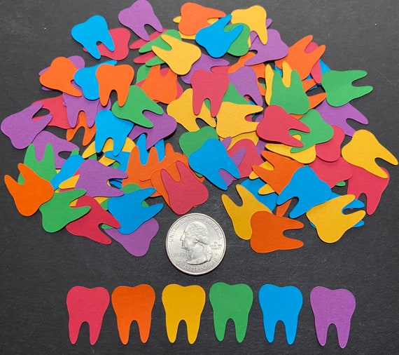 Tooth Confetti Dental Party Decor Dental Party Supplies Etsy