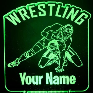 Wresting LED Light, Night Light, Personalized Gift -LED-Wrestling-1-