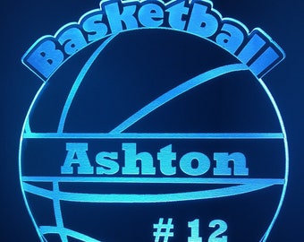 Basketball LED Light, Night Light, Personalized Gift -Basketball-2-