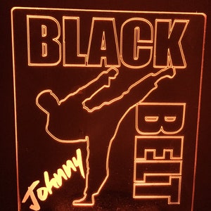 Karate LED Light, Night Light, Personalized Gift -Karate-BB1-