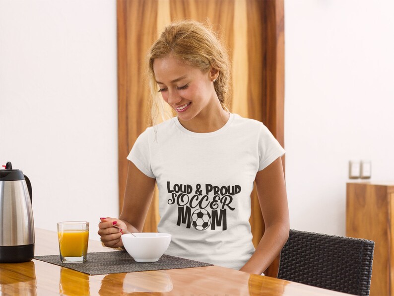 Loud and Proud Soccer Mom Svg Png Ai Dxf Jpg File. Great - Etsy