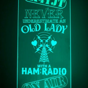 Ham Radio LED Light, Night Light, Personalized Gift -LED-HamRadio-5-