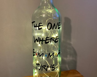 LED Star Light Up Bottles Decorative Gift For Friends//Beauty and the Beast Fans
