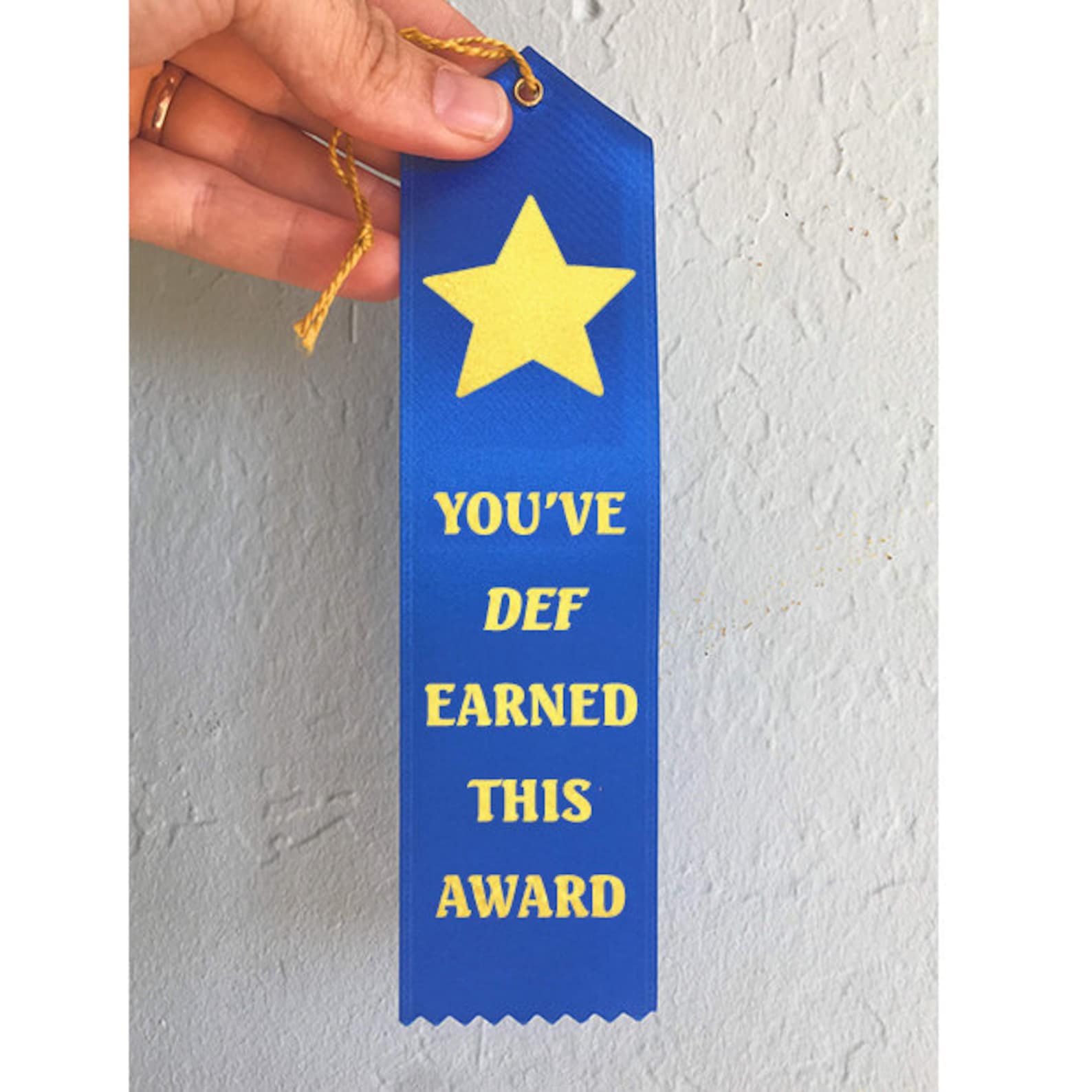 The Gold Star Work Award - Etsy