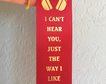 The Perfect Listener Award Ribbon