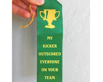Kicker Pwnage Fantasy Football Ribbon