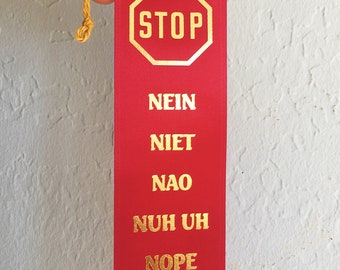 The Naysayer Award Ribbon