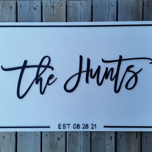 Wedding Sign | Welcome Sign Wedding | Newlywed Name Sign | Wedding | Engagement Party Sign