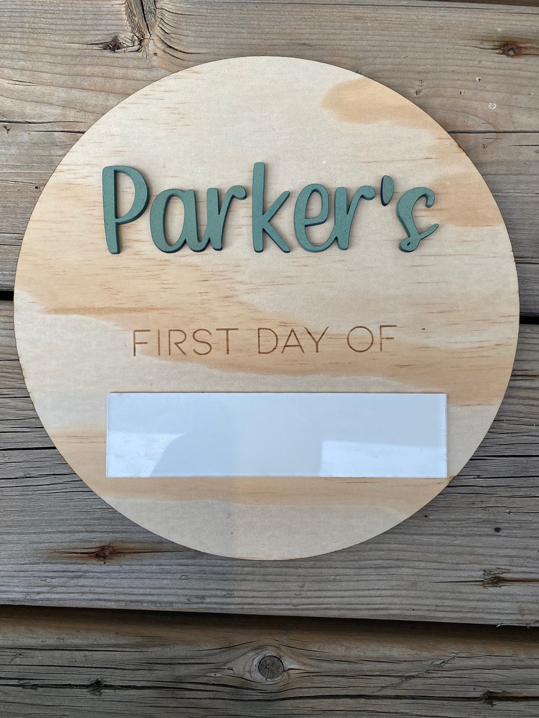 Personalized First Day of School Sign: Reusable Grade Photo Prop - Etsy