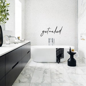 Get Naked | Bathroom Sign | Get Naked Bathroom Signage | Bathroom Wall Art | Wall Decor | Bathroom Wall Decor | Bathroom Sign