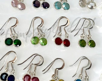 Silver Oyster Copper Turquoise Dangle Earrings Jewellery Gift