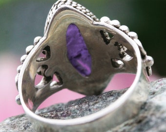925 Silver Ring / Amethyst / Designer Rings / Womens Rings