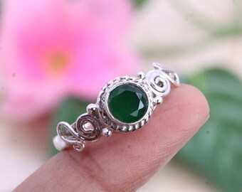 最終セール『nanagu』  m emerald ring silver925 m emerald ring（K18 coating ver.） | nanagu