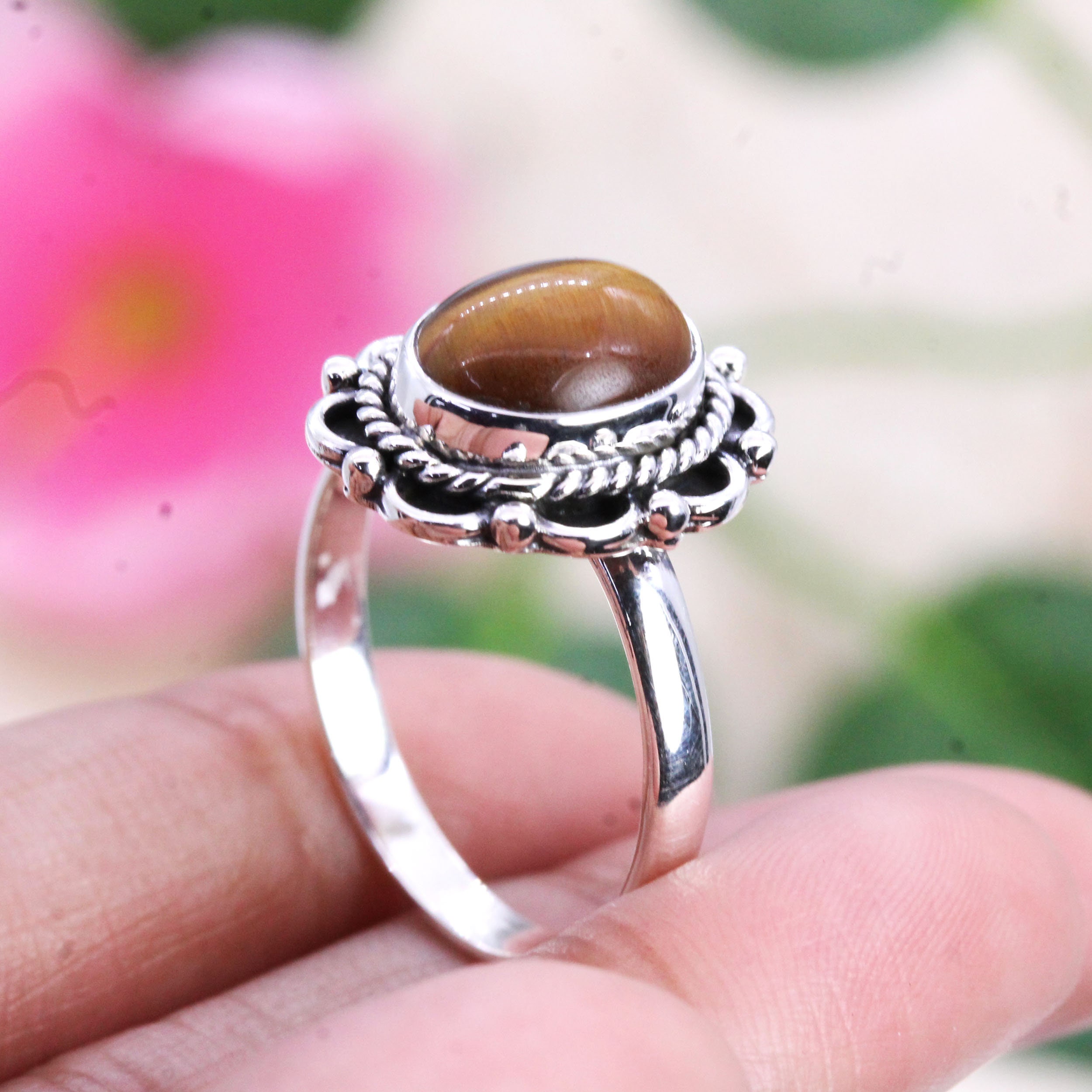 SILVER925 TIGER EYE DESIGN RING/シルバー/リング SILVER925 TIGER EYE DESIGN RING/シルバー/リング