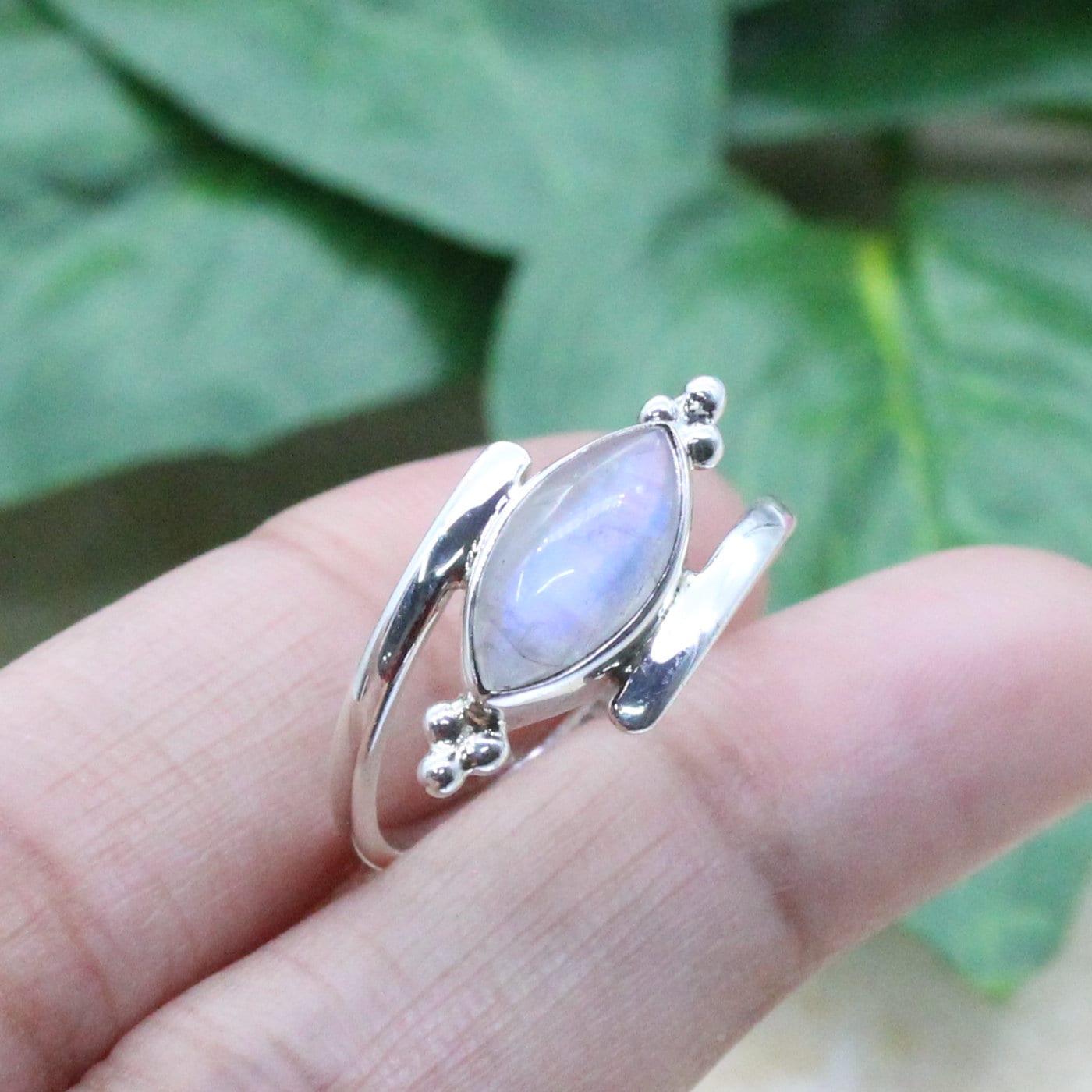 Amazon.com: Vintage Moonstone Ring S925 Sterling Silver