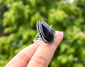 SILVER925 BIG ONYX DESIGN RING/シルバー/リング SILVER925 BIG ONYX DESIGN RING/シルバー/リング