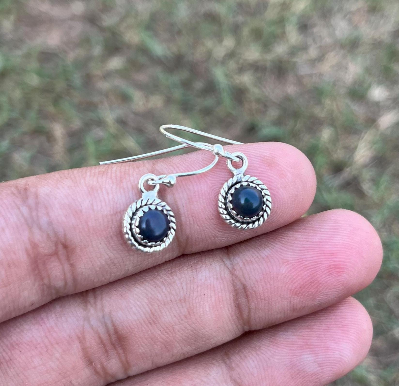 fannyu 925 Solid Sterling Silver Peridot Drop Dangle Earring/trendy