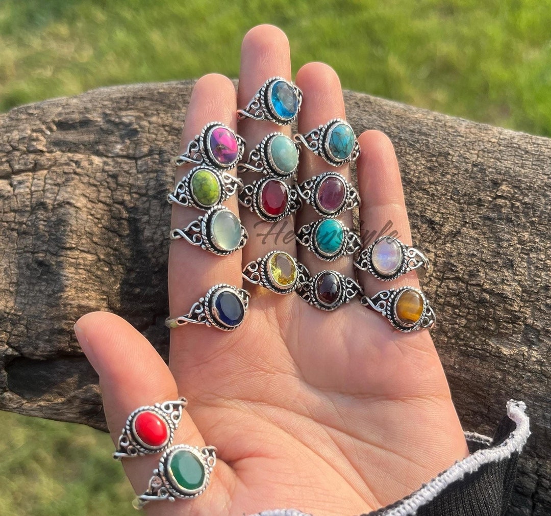 Anello in argento sterling tg10 Kevin Yazzie Navajo Bisbee turchese tufo fuso