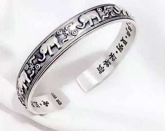 Women's Fashion 925 Sterling Silver Bezel Hollow Cuff Bangle Open Bracelet Littl Women's Fashion 925 Sterling Silver Bezel Hollow Cuff Bangle Open Bracelet Littl