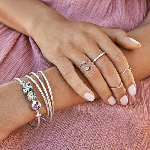 pandora spirited heart chain ring