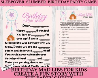 Party Supplies Sleepover Slumber Party Game Girls Sleepover Slumber Birthday Party Pancakes ...