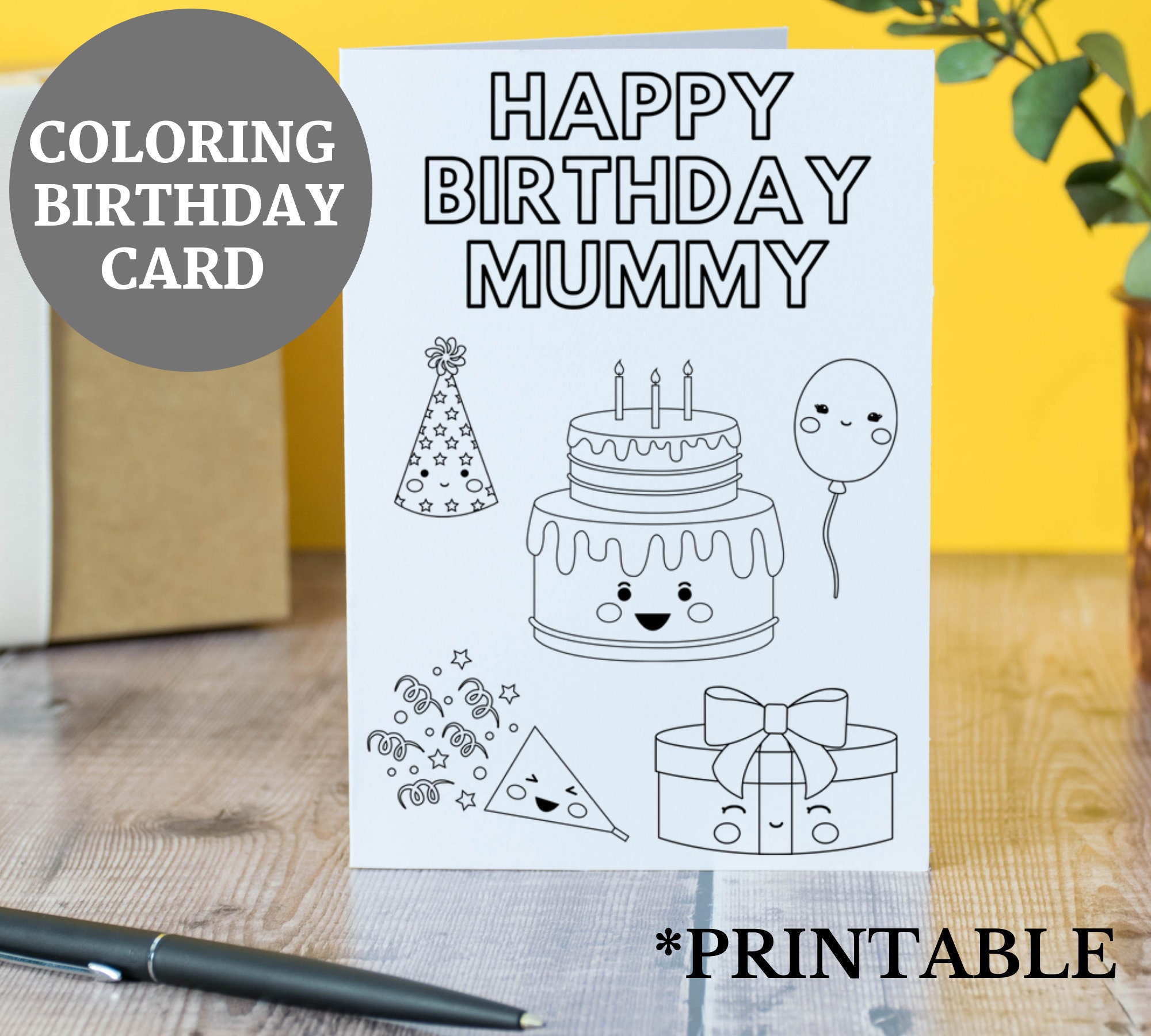 mum birthday card birthday card for mum from kids gift for etsy