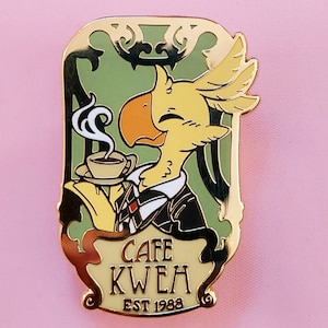 Cafe Kweh - Hard Enamel Pin [Seconds]