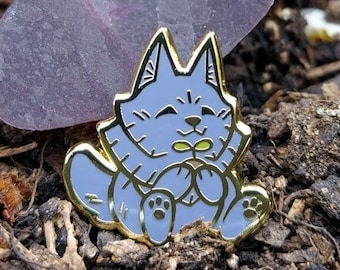 Tiny Chongus Growth Blue - Hard Enamel Pin