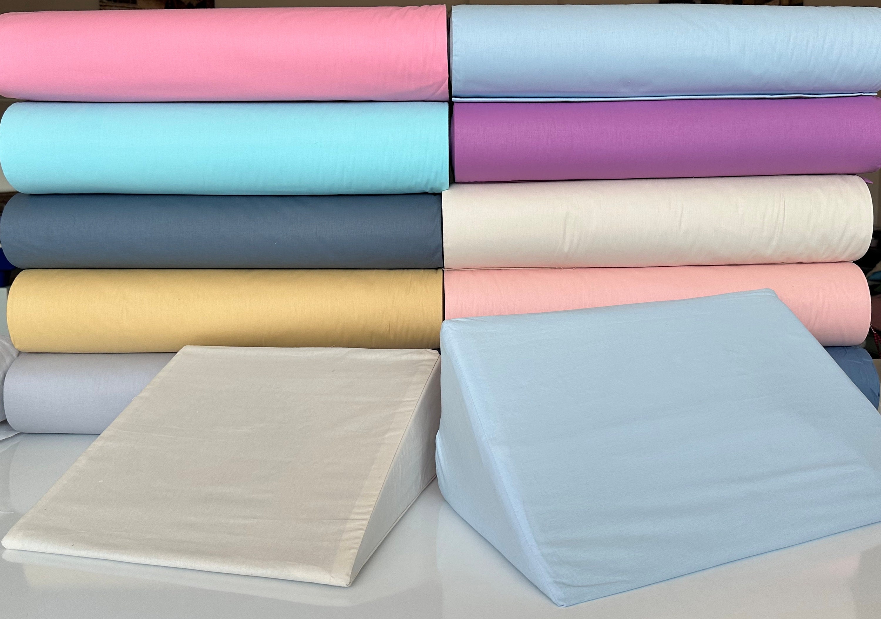 Wedge Pillow Cover Leg Support Case Side Sleepper Cover Custom Size Cover Cotton Cover Wedge Case Wedge Cover Leg Wedge Pillow Etsy
