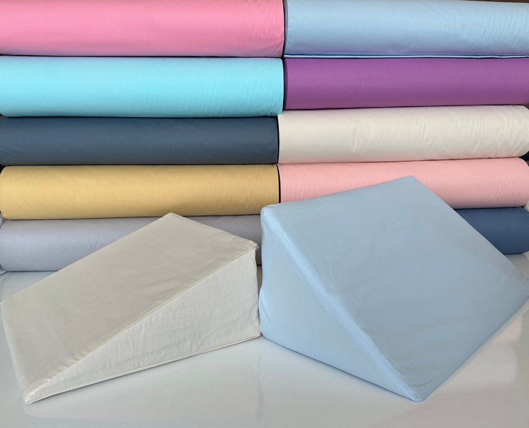 Wedge Pillow Cover, Leg Support Case, Side Sleepper Cover, Custom Size