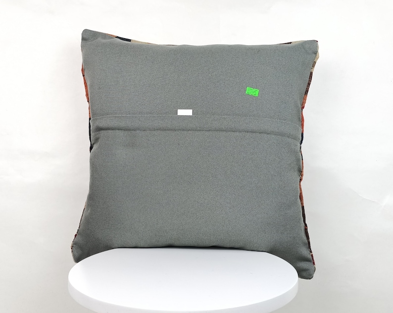 A395 18x18 Geometric Pillow Throw Pillows Kilim Pillow Cushion Cover Sofa Pillow Vintage Pillow Patterned Pillow Vintage Pillow