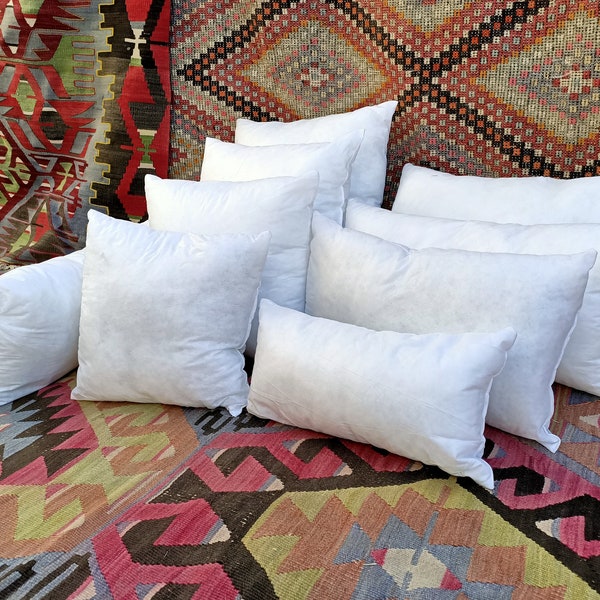 Any Width, Any Length ,Custom Size Insert, Pillow Insert, Lumbar Insert, Rectangle Pillow Insert, Pillow Filler, Square Pillow Filling